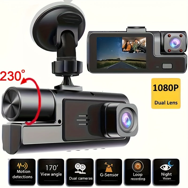 DashCam Voiture 3 Canaux – 1080P
