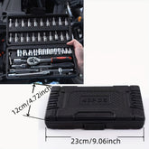 Conjunto de chave de 150 peças/46 peças - Chave de soquete durável para reparos de carros e casa, inclui caixa de armazenamento premium. Produtos de alta venda, bem-vindos a comprar, parabéns pela sua compra!