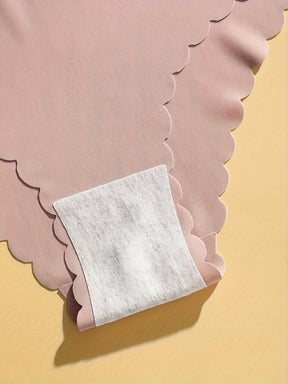Culotte sans coutures pour femme, couleur unie élégante, respirante et à séchage rapide