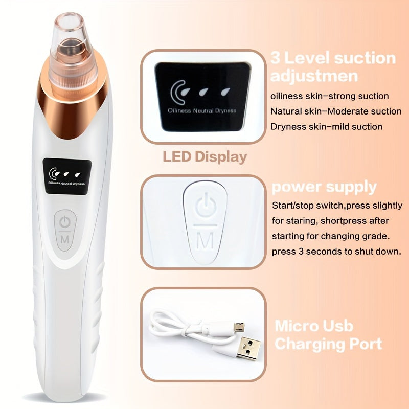 Extracteur de points noirs électrique USB 4 en 1