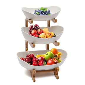 Corbeille à Fruits à 3 Niveaux