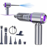 Mini Aspirateur 3-en-1 Sans Fil – Gonflage, Aspiration &amp; Soufflage