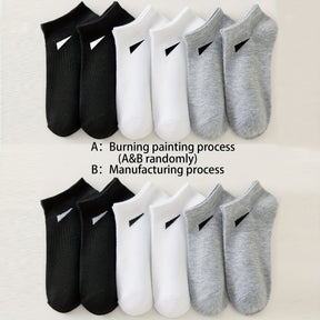 10/20 pares de meias masculinas respiráveis - mistura confortável de poliéster e spandex, design sólido, malha leve, ideal para uso casual, meias diárias | estilo minimalista | tecido durável, design simples, material macio, vida ativa