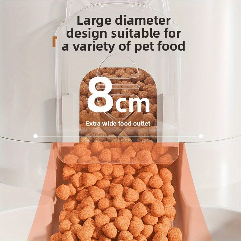 Dispensador de Água Automático para Gatos e Cães com Bacia de Alimentação Integrada - Capacidade de 1-10L, Sem Necessidade de Pilhas, Design Moderno Branco para Limpeza Fácil e Hidratação - Solução Durável para Hidratação de Animais de Estimação, Alimenta