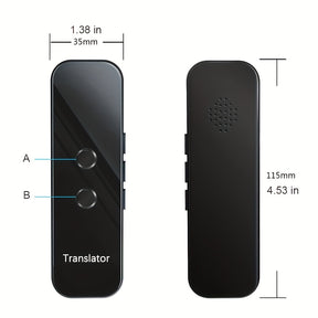 Tradutor de Línguas Inteligente Portátil com BT para Viagens, Aprendizado e Negócios - 1 unidade