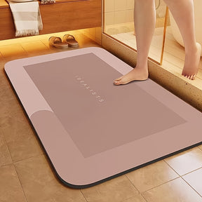 Tapis de Bain en Terre Diatomée Super Absorbant