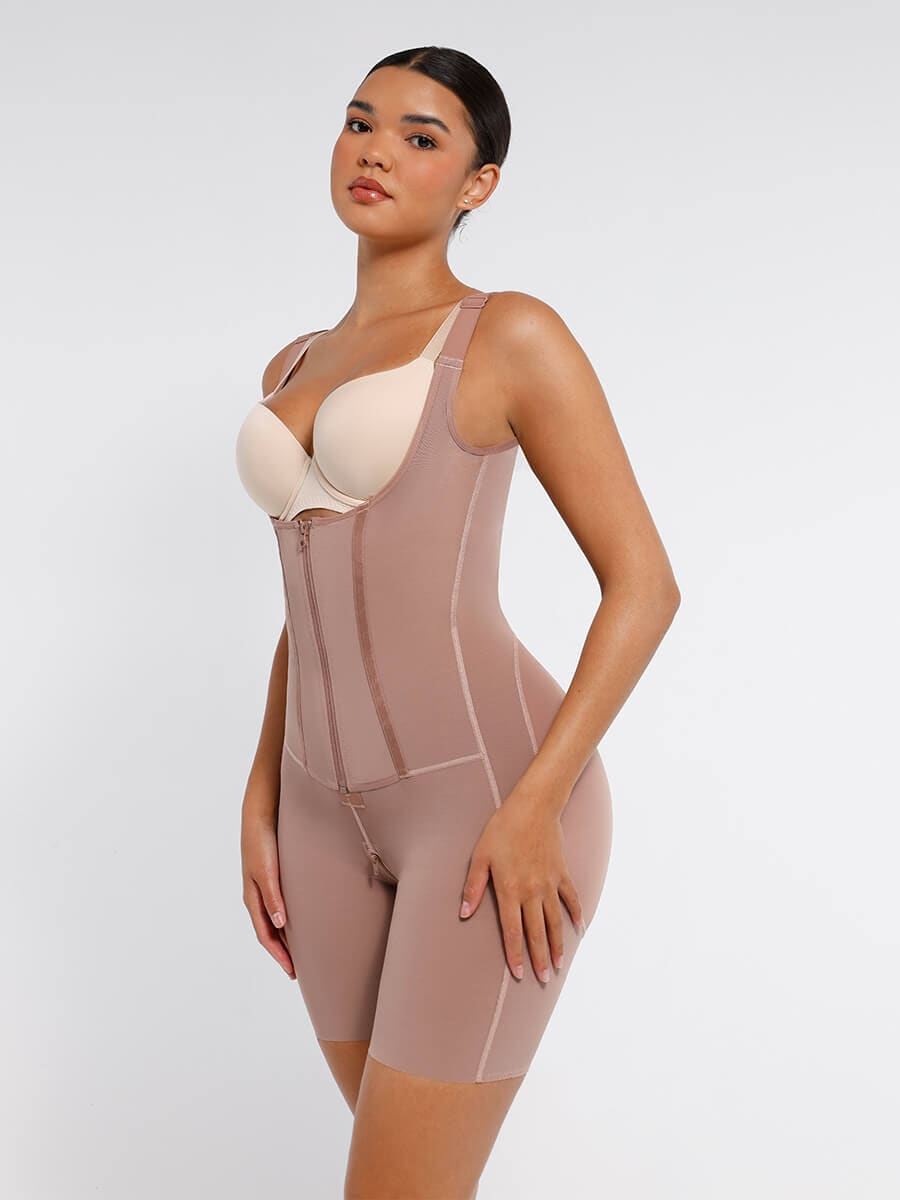 EleganceFit® – Gaine Taille & Ventre avec Maintien Poitrine